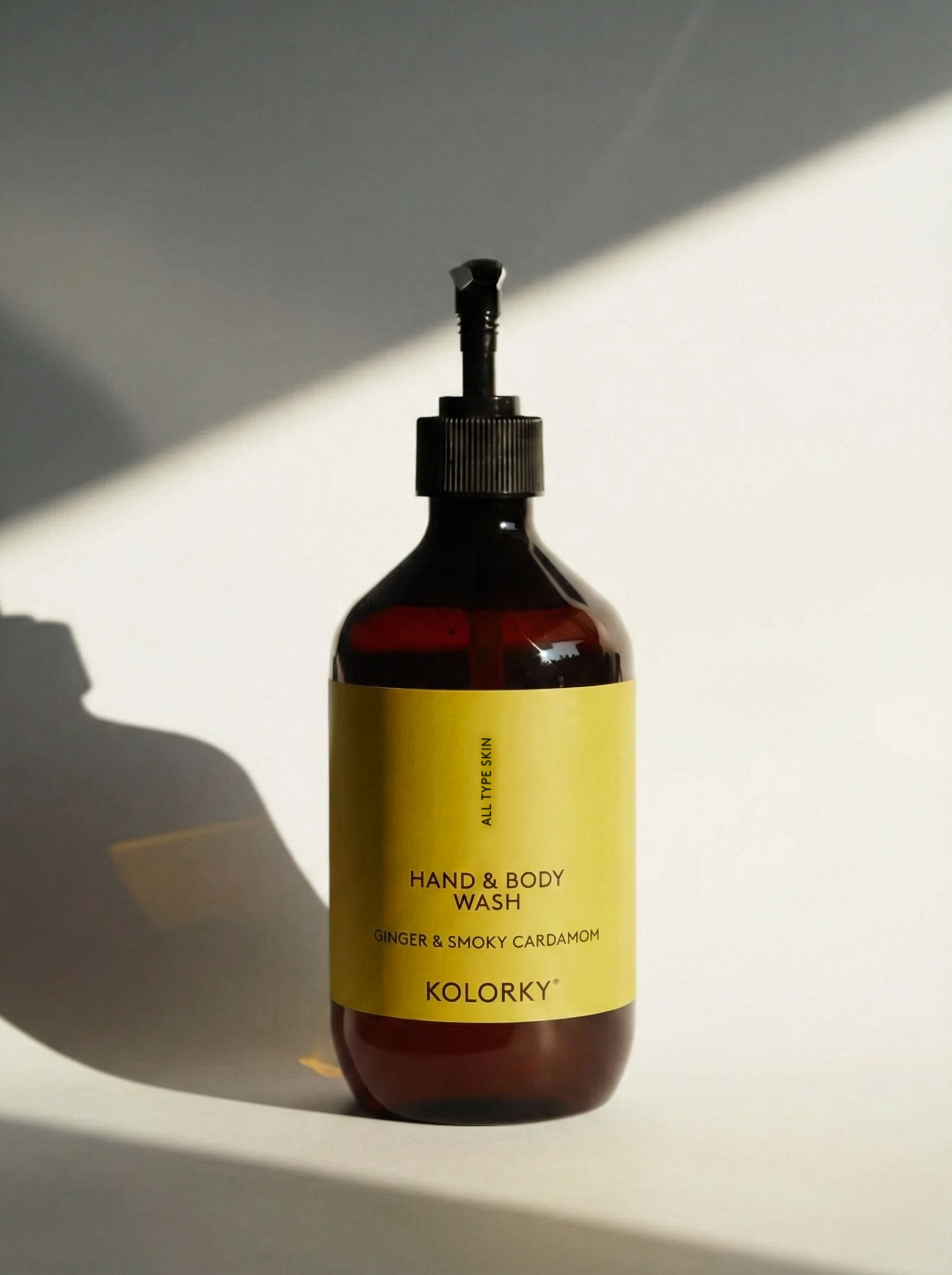 HAND & BODY WASH, Ginger & Smoky Cardamom, 490 ml