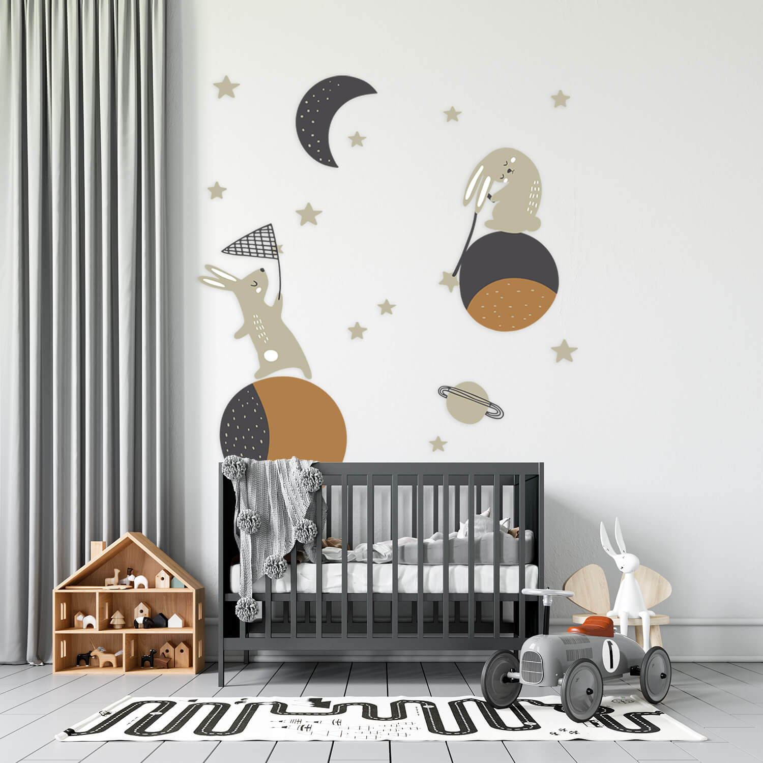 Samolepka na zeď UNIVERSE ADVENTURE, 18 ks