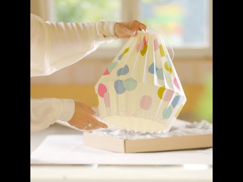 Papírové stínidlo Celebration