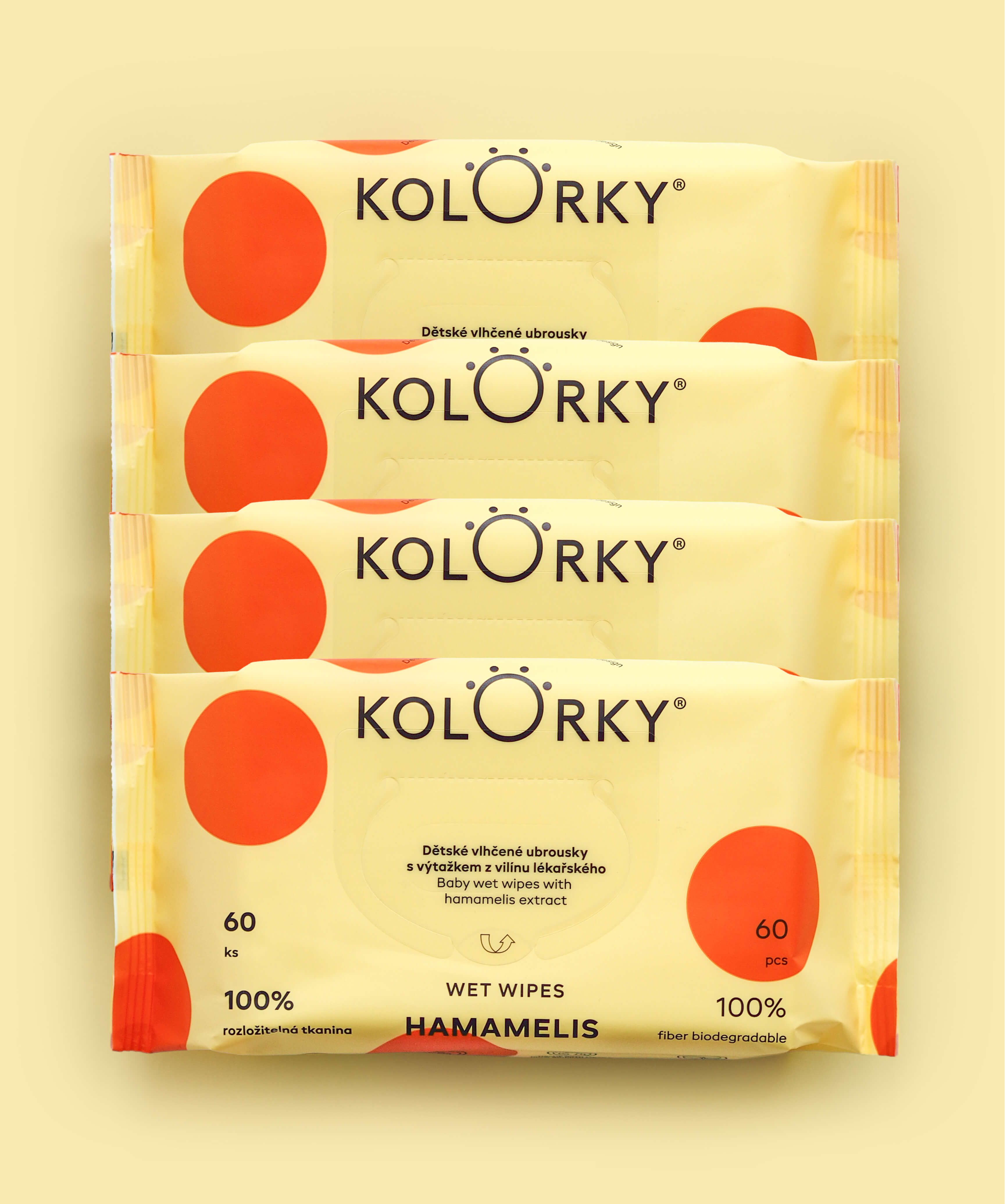 WET WIPES, Hamamelis, 4 ks